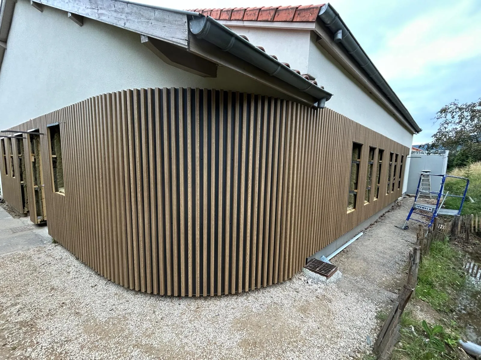 Groupe Scolaire de Chaussan — chantier, photo 1