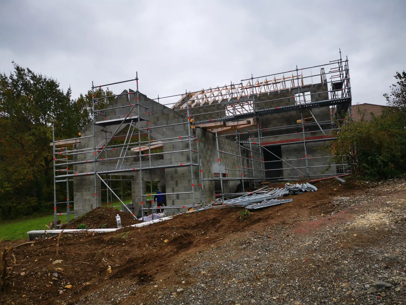 Maison des Aravis — chantier, photo 1