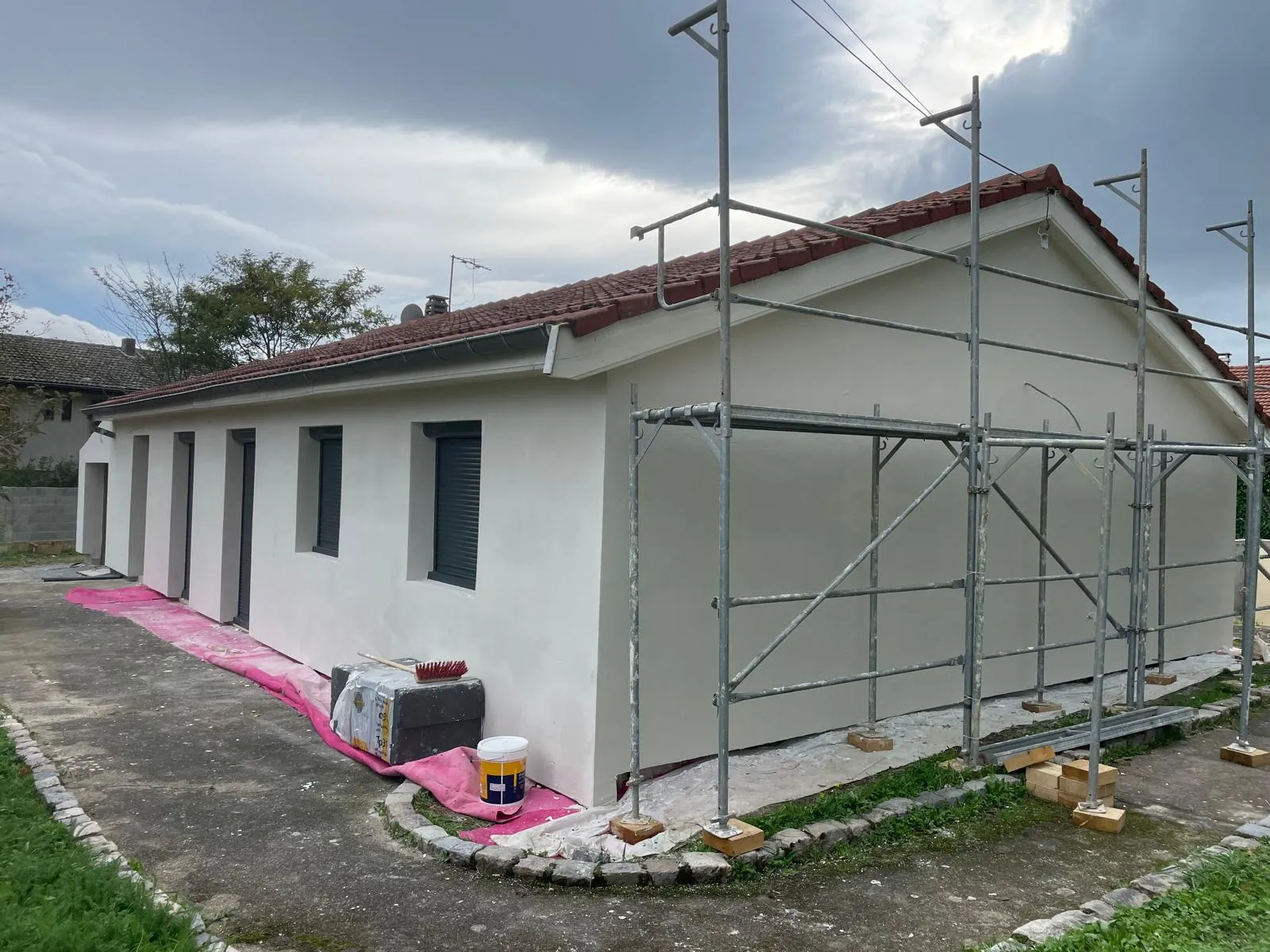 Maison Beauvallon — chantier, photo 2