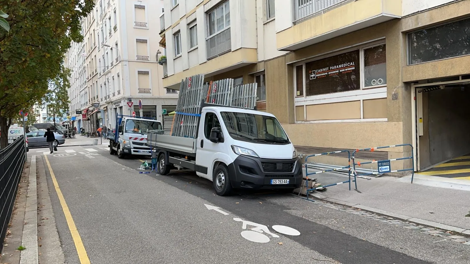 Hôtel Bristol — livraison du matériel d’échafaudage