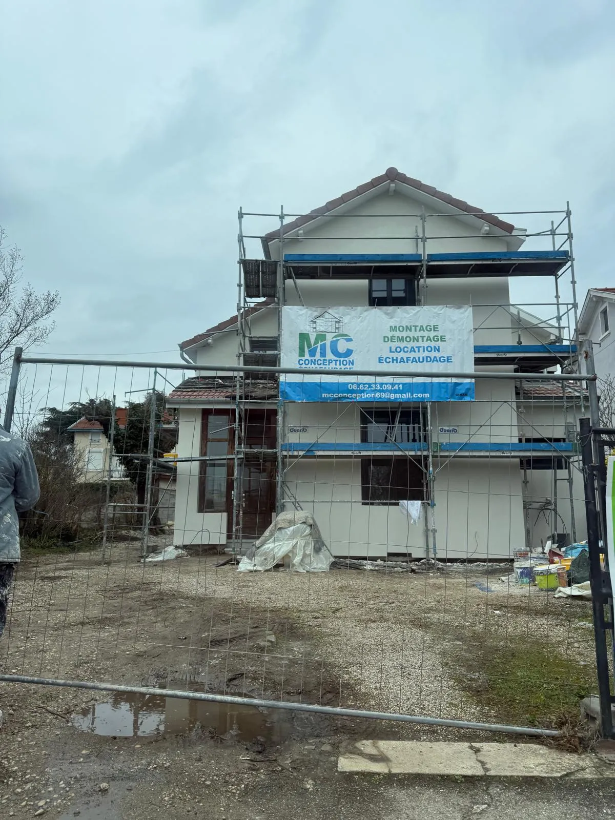 Maison des Cerisiers — chantier, photo 6