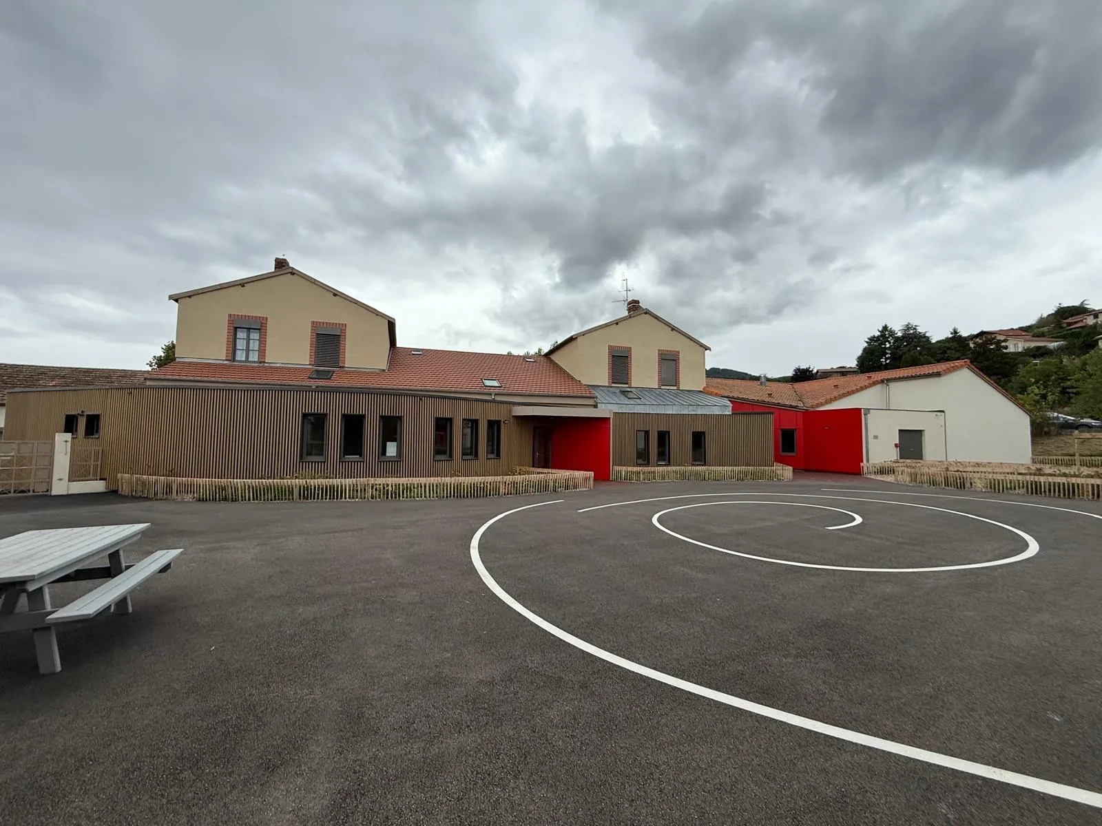 Groupe Scolaire de Chaussan — chantier, photo 6