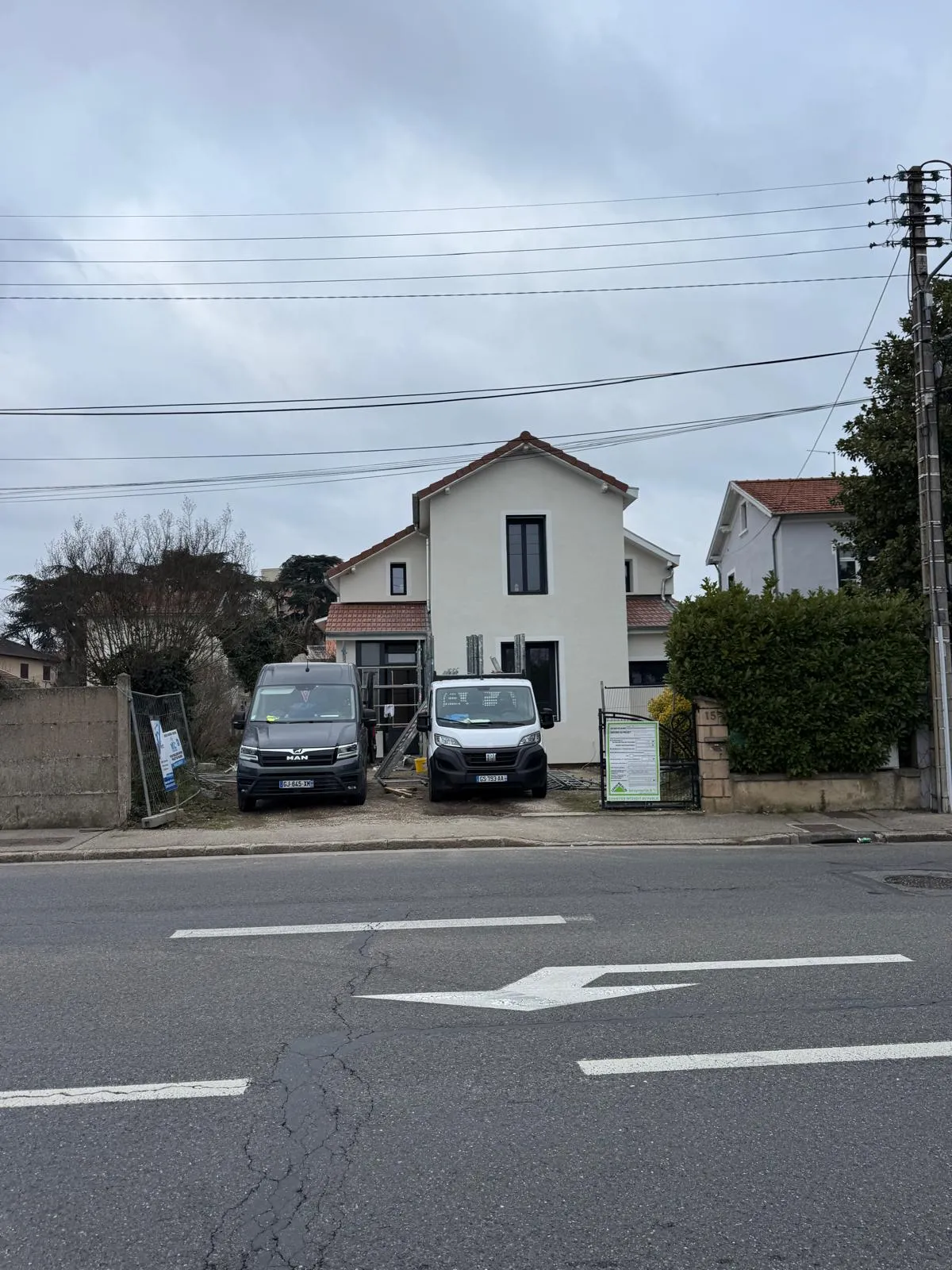 Maison des Cerisiers — chantier, photo 7