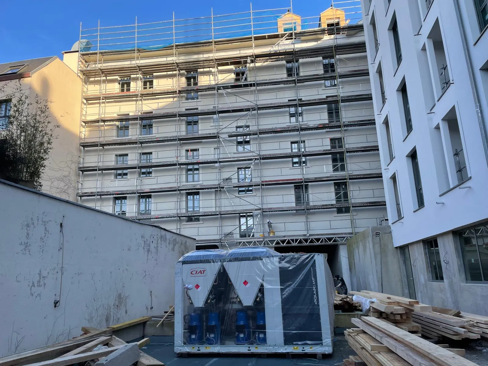 Hôtel des Thermes — chantier, photo 9