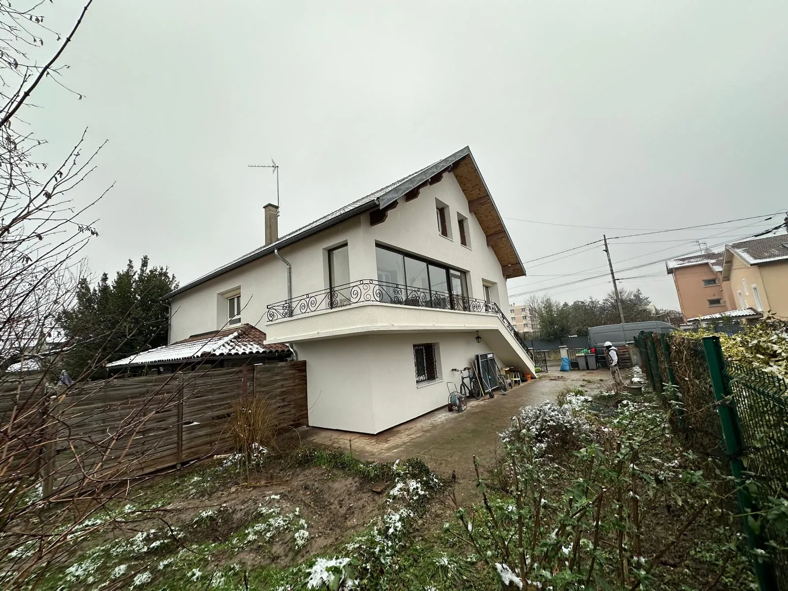 Maison à Bourg-en-Bresse — façade isolée par l’extérieur après travaux