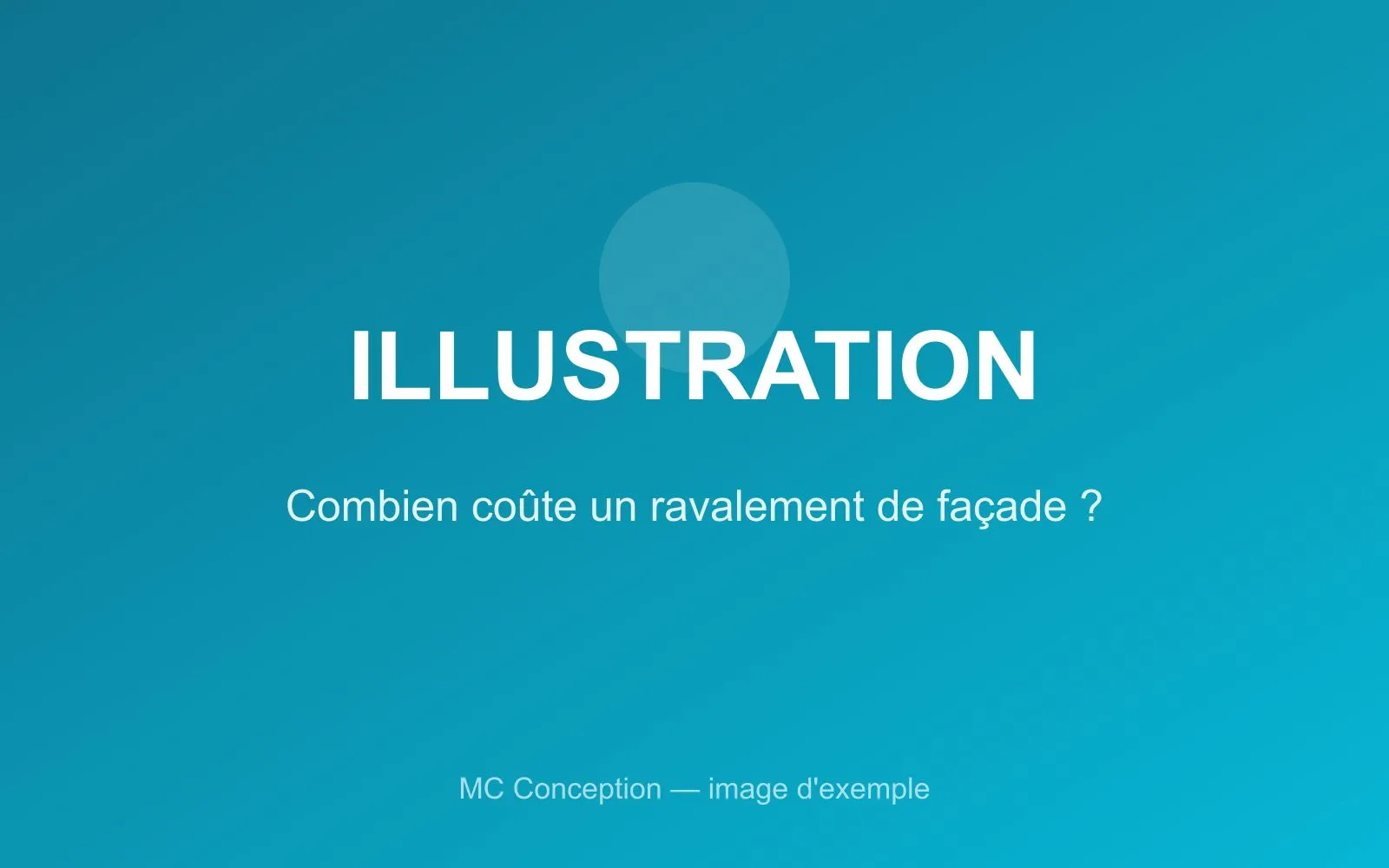 Combien coûte un ravalement de façade ? — illustration