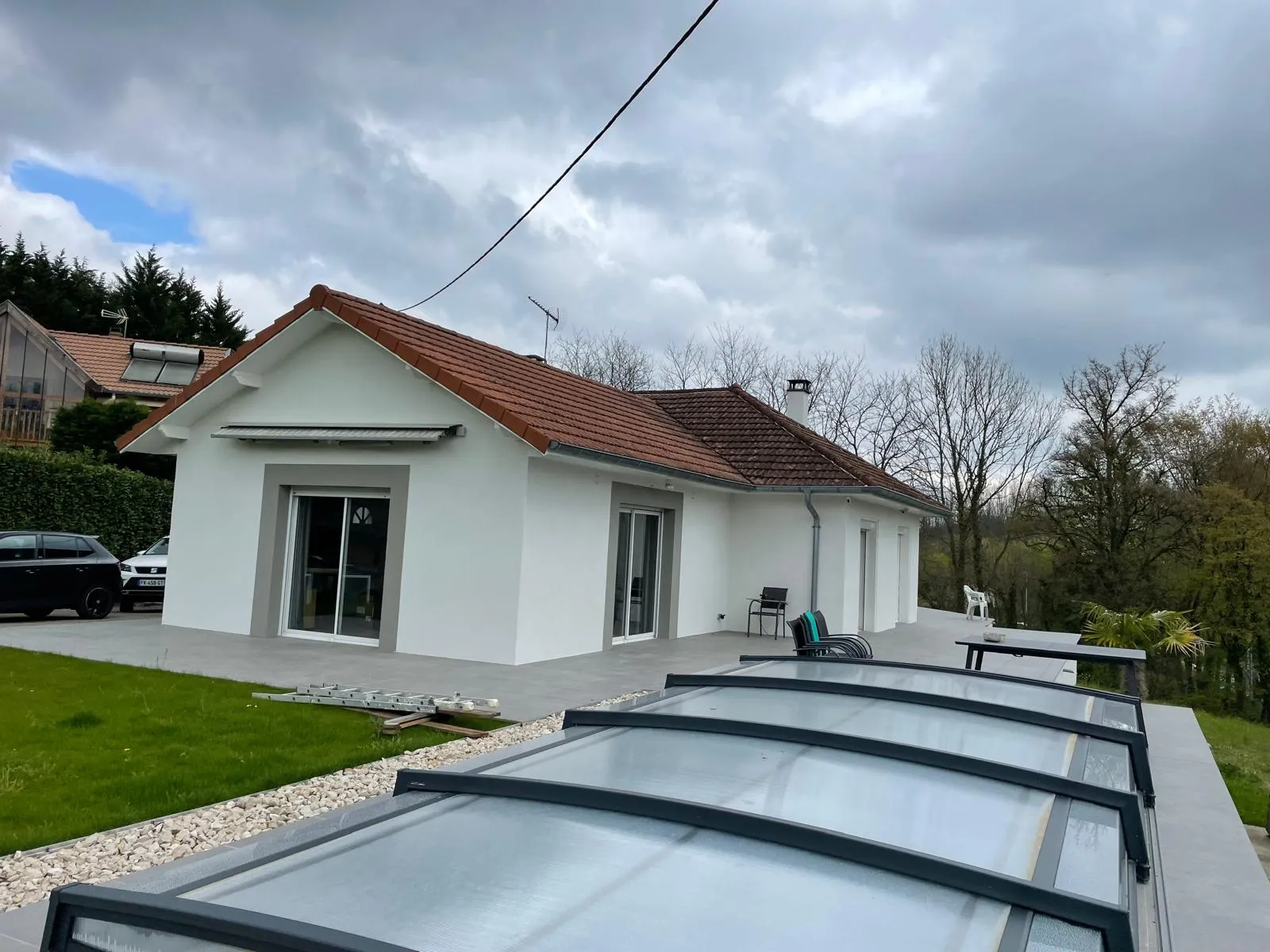 Maison à Vienne — façade isolée et enduite après travaux
